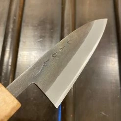 Waiting Room Hitohira TD 105mm Utility Stainless Clad Aogami 2 Kurouchi - On Order