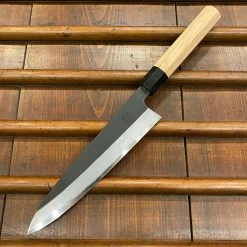 Hitohira Tanaka Kyuzo 210mm Gyuto Aogami 1 Yakisugi Cedar - On Order Waiting Room