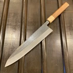 Hitohira TD 240mm Gyuto Stainless Clad Aogami 2 Kurouchi