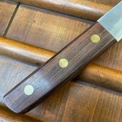 Hitohira Kanehide 150mm Lefty Honesuki Maru Semi Stainless Japanese Butcher Knife