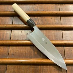Sakai Kikumori Tomoshibi 180mm Deba Shirogami #2