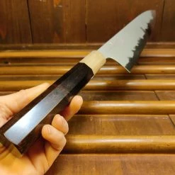 Hitohira Tanaka Yohei 240mm Gyuto Aogami 1 Kasumi Ebony Handle