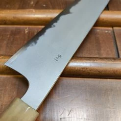 Hitohira Tanaka Yohei 240mm Gyuto Aogami 1 Kasumi Ebony Handle