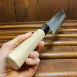 Hitohira Gorobei 195mm Usuba Aogami 2 Ho Wood