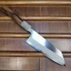 Hitohira Togashi 180mm Bunka Stainless Clad Shirogami 1 Ziricote Handle