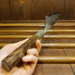 Hitohira Togashi 180mm Bunka Stainless Clad Shirogami 1 Ziricote Handle