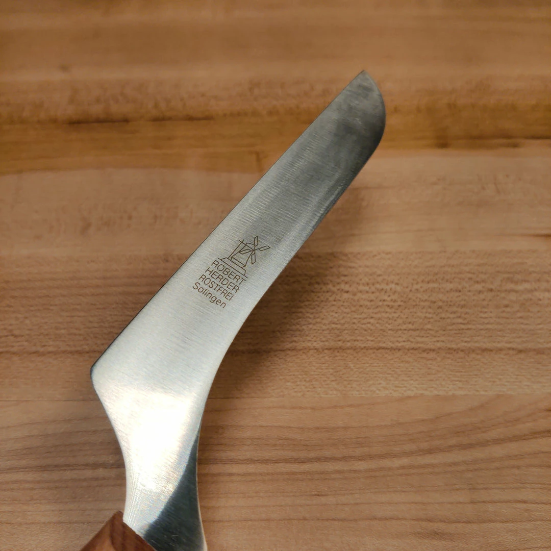 Robert Herder - Windmühlenmesser Windmühlenmesser 4" 'Meisterstück' Cheese Knife Stainless Cherry