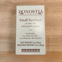 Donostia Foods Small Sardines In Olive Oil With Piquillo Pepper - 3oz Pantry