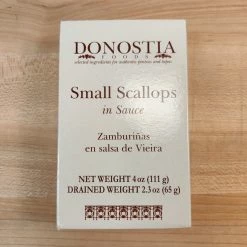 Donostia Foods Small Scallops In Sauce (Zamburinas En Salsa De Vieira) - 4oz Pantry