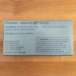 Pantry Tiny Fish Co. Smoked Geoduck With Black Pepper - 3.5oz