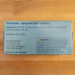 TIny Fish Co. Octopus With Lemon & Dill - 3.5oz