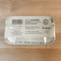 International Loft Nuri Spiced Mackerel Fillets In Olive Oil Pantry