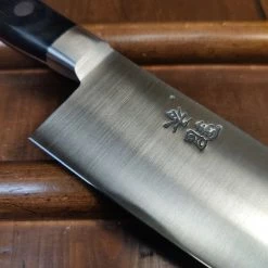 Ashi Hamono 180mm Santoku Swedish Stainless Western Handle W Saya