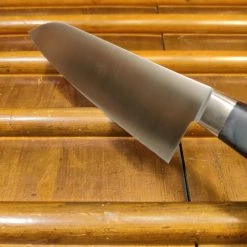 Ashi Hamono 180mm Santoku Swedish Stainless Western Handle W Saya