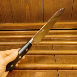 Ashi Hamono 180mm Santoku Swedish Stainless Western Handle W Saya