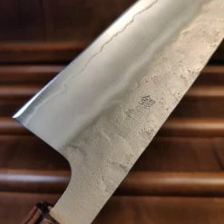 Hitohira Futana S3 180mm Gyuto Ginsanko Nashiji Cherry Wood
