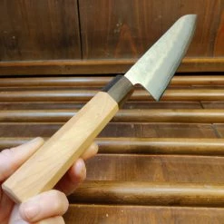 Hitohira Futana S3 180mm Gyuto Ginsanko Nashiji Cherry Wood