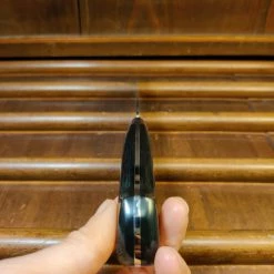 Hitohira FJ SG2 180mm Bunka Damascus White Linen Micarta Handle