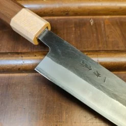 Hitohira TD 165mm Gyuto Stainless Clad Aogami 2 Kurouchi