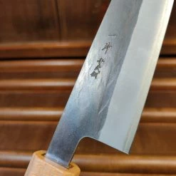 Hitohira TD 165mm Gyuto Stainless Clad Aogami 2 Kurouchi