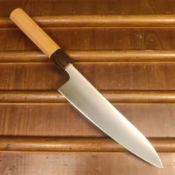 Hitohira Futana SB 180mm Gyuto Aogami Super Migaki Cherry Wood