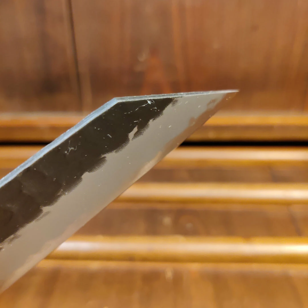 Hitohira Futana SB 210mm Kiritsuke Gyuto Aogami Super Kurouchi Tsuchime Cherry Wood