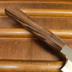 Hitohira Togashi 270mm Sujihiki Shirogami 2 Kurouchi Tagayasan Handle