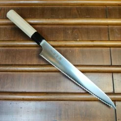 Hitohira Imojiya TH 240mm Bread Knife Ho Stainless Wood Handle