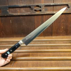Hitohira Morihei Hisamoto Hagane 270mm Sujihiki SK Pakka Handle