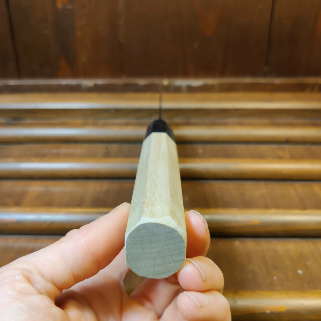 Hitohira GR 165mm Santoku Iron Clad Aogami 2 Damascus Ho Wood