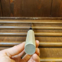 Hitohira GR 165mm Santoku Iron Clad Aogami 2 Damascus Ho Wood