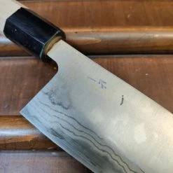 Hitohira GR 170mm Bunka Iron Clad Aogami 2 Damascus Ho Wood
