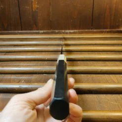 Hitohira Togashi 330mm Yanagi Shirogami 1 Mizu Honyaki Taihei Ebony W/ Saya