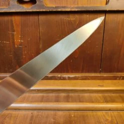 Hitohira Togashi 330mm Yanagi Shirogami 1 Mizu Honyaki Taihei Ebony W/ Saya