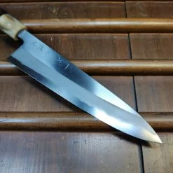 Hitohira Tanaka Kyuzo 210mm Gyuto Stainless Clad Aogami 1 Ziricote Handle
