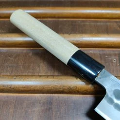 Hitohira Ajikataya Hinode 270mm Sujihiki Iron Clad Shirogami 2 Tsuchime Ho Wood