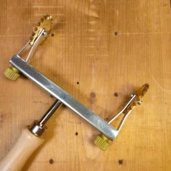 Food Valley S.R.L Kitchen Tools Adjustable Pasta Cutting Wheel With Double Brass Single-toothed Blades