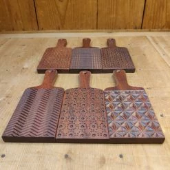 44HandMadeTurkey/Duxud Business Hand-carved Mini Cavarola/Gnocchi Pasta Making Board