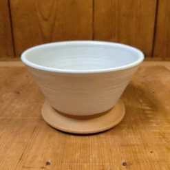 Millet & Hammer White Ceramic Coffee Brewer Table | Steak