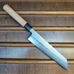 Hitohira Futana S3 210mm Kiritsuke Gyuto Ginsanko Nashiji Cherry Wood