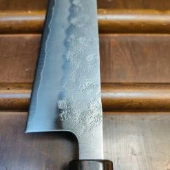 Hitohira Futana S3 210mm Kiritsuke Gyuto Ginsanko Nashiji Cherry Wood