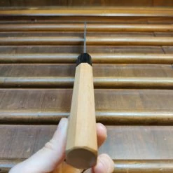 Hitohira Futana S3 210mm Kiritsuke Gyuto Ginsanko Nashiji Cherry Wood