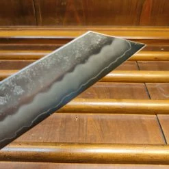 Hitohira Futana S3 210mm Kiritsuke Gyuto Ginsanko Nashiji Cherry Wood