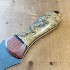 Alma Knife Co. Carolina Shucker - Buckeye Burl | Madrone | Ebony Liners
