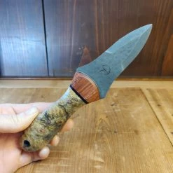 Alma Knife Co. Carolina Shucker - Buckeye Burl | Madrone | Ebony Liners