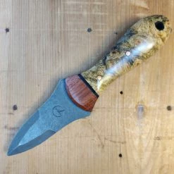 Alma Knife Co. Carolina Shucker - Buckeye Burl | Madrone | Ebony Liners