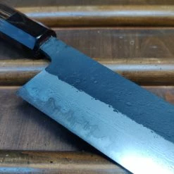 H&K Hatsukokoro Shinkiro 240mm Gyuto Aogami Super Nihei Damascus Kurouchi Wenge