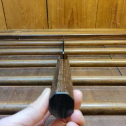 H&K Hatsukokoro Shinkiro 240mm Gyuto Aogami Super Nihei Damascus Kurouchi Wenge