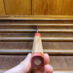 H&K Nigara Hamono 180mm Nakiri VG10 Suminagashi Tsuchime Maple