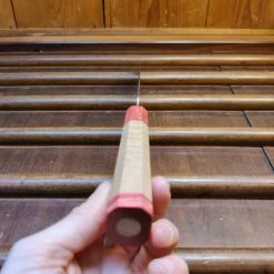 H&K Nigara Hamono 210mm Gyuto VG10 Suminagashi Tsuchime Maple